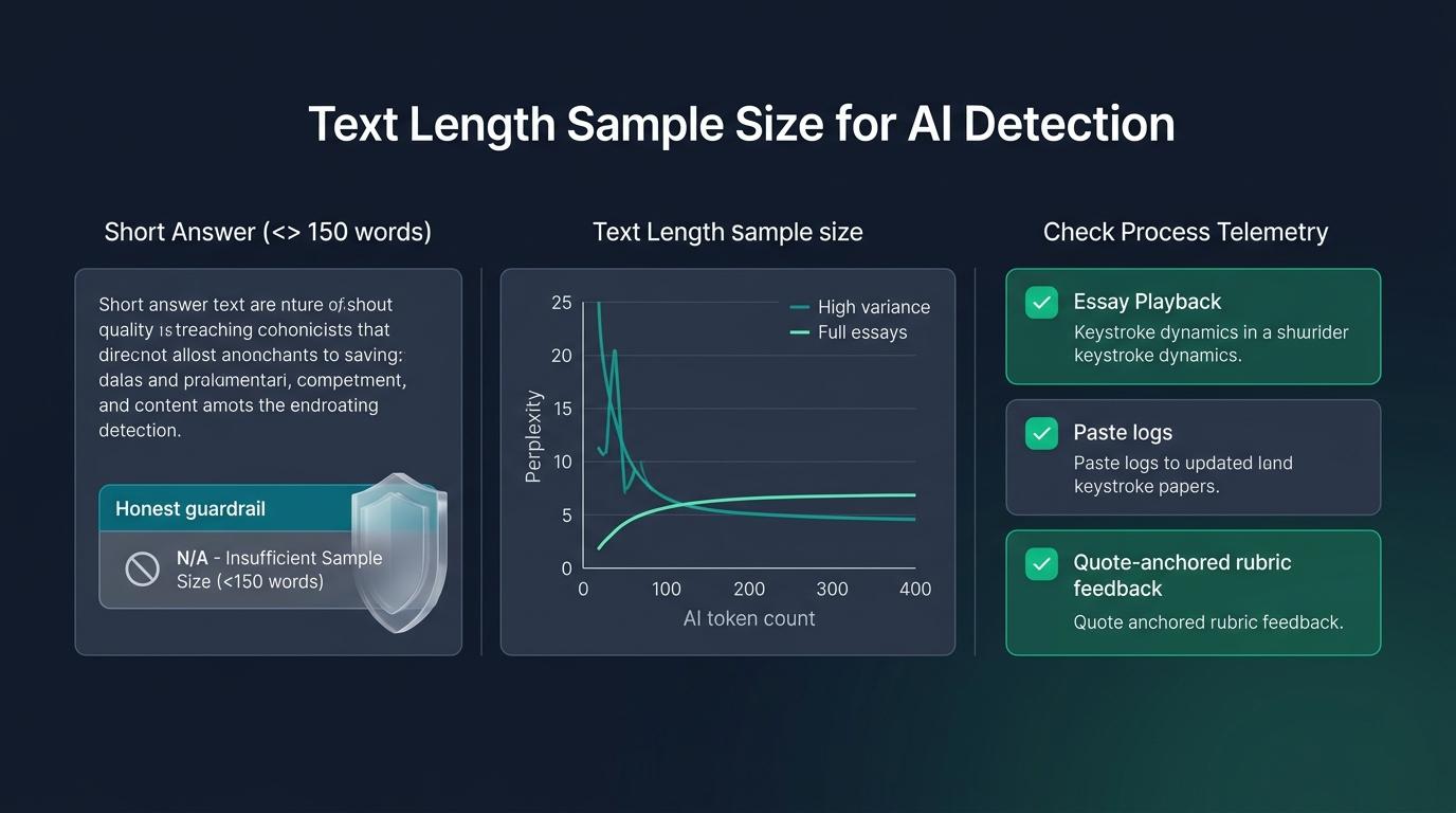 Can AI Detectors Accurately Analyze Short Answers Under 150 Words? | Checkmark Plagiarism