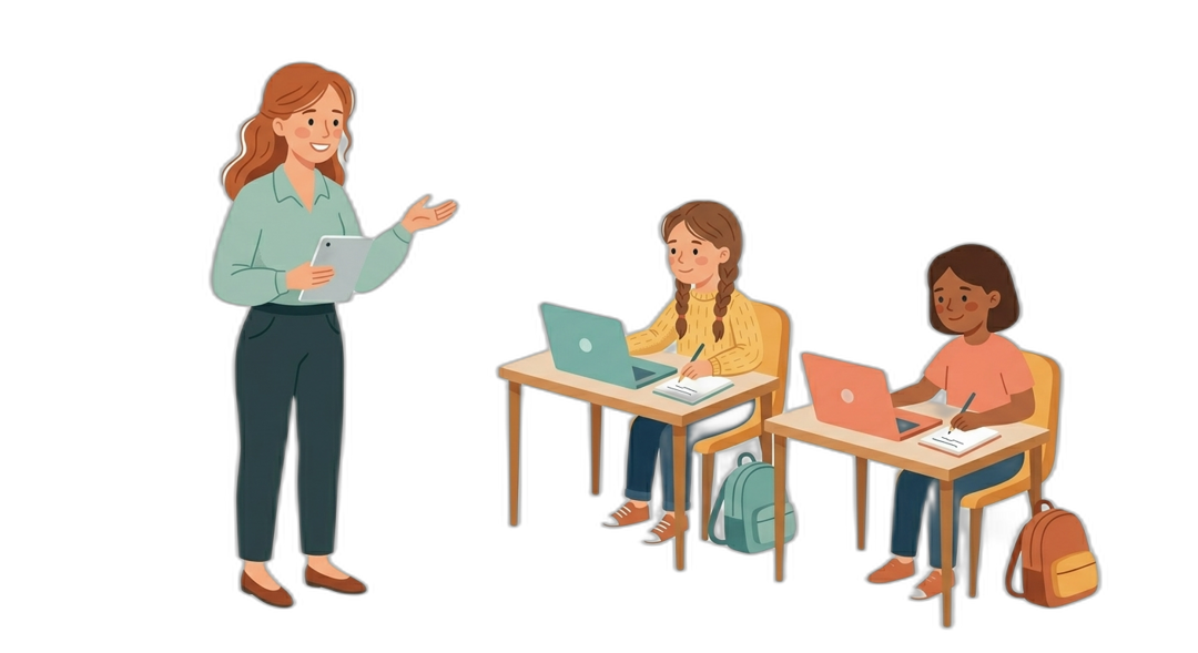 Students in a classroom