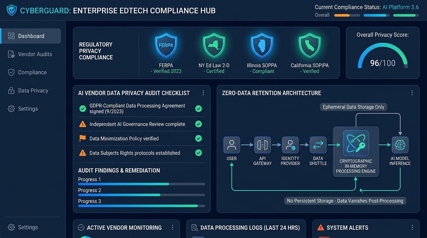 How Can District Technology Directors Audit AI Integrity Vendors for Zero-Retention Architecture Under State Privacy Laws? | Checkmark Plagiarism
