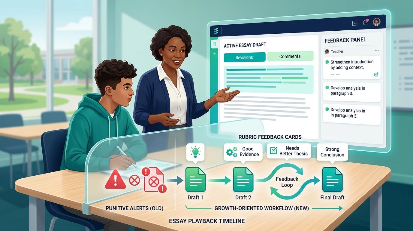 How Can High School English Departments Transition From Punitive Plagiarism Policies to Growth-Oriented Revision Workflows? | Checkmark Plagiarism