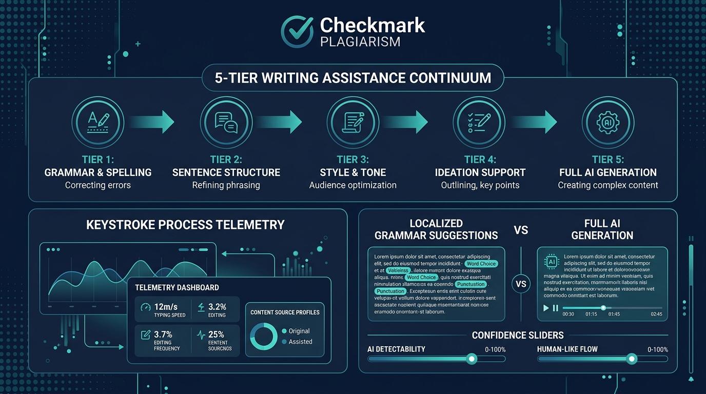 How Can Writing Program Administrators Establish Clear Policy Boundaries Between Allowed Grammar Assistants and Prohibited AI Generation? | Checkmark Plagiarism